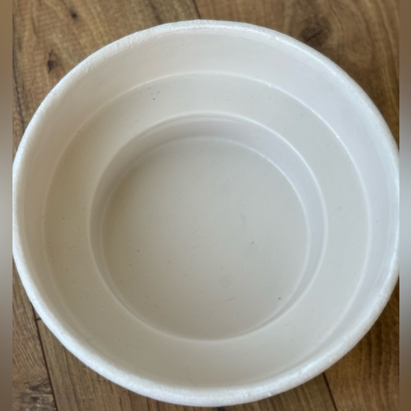 White/ Modern/ Decorative Bowl *stucco* texture🤍 - Picture 2 of 4